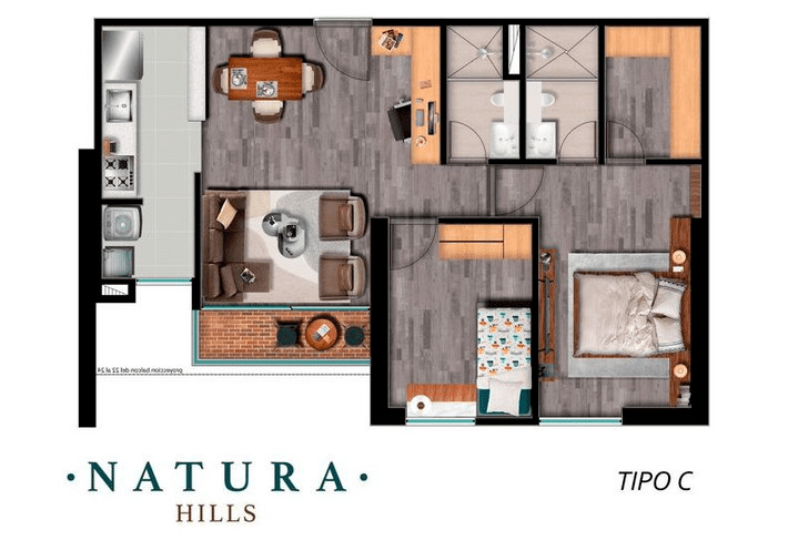 Natura Hills - Apartamentos en Sabaneta, Las Lomitas